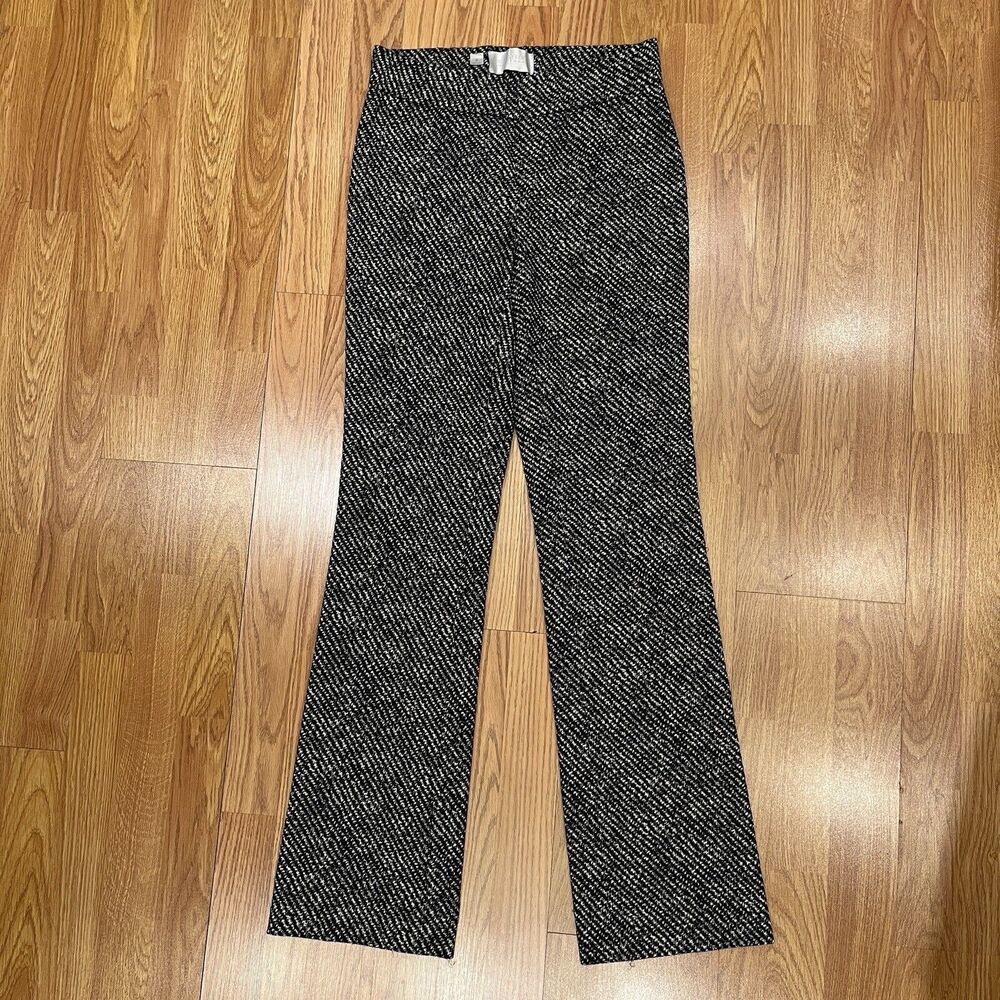 Carlisle New York knit Pull On Pants black and white, cotton blend, size 6